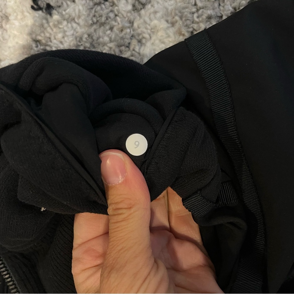 Lululemon Scuba Hiver Peplum Ruffle Hoodie Jacket - Picture 12 of 12